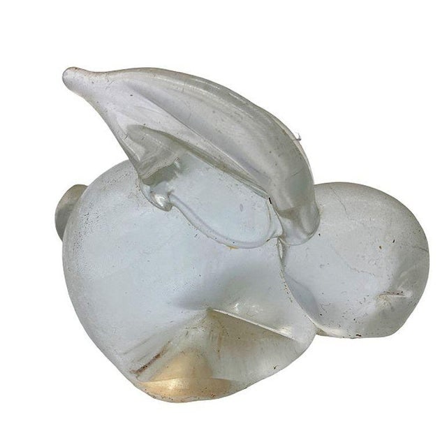 1970s Set of 11 Rare Modernist Glass & Lucite Bunny Rabbit Figural Collection - 9