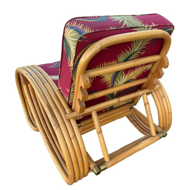 1940s Restored Mid-Century Rattan 4-Strand 3/4 Pretzel Sofa & Chair Living Room Set- 2 Pieces - 8