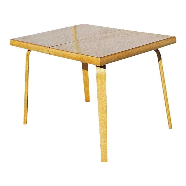 1950s Mid-Century Bent Plywood Dining Table W/ Birch Top by Thaden-Jordan Furniture (1 of 9)