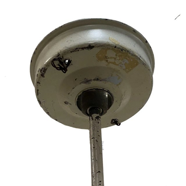 Mid-Century "Saturn" Ceiling Steel 15" Pendant by Kurt Versen, 6 Available - 5