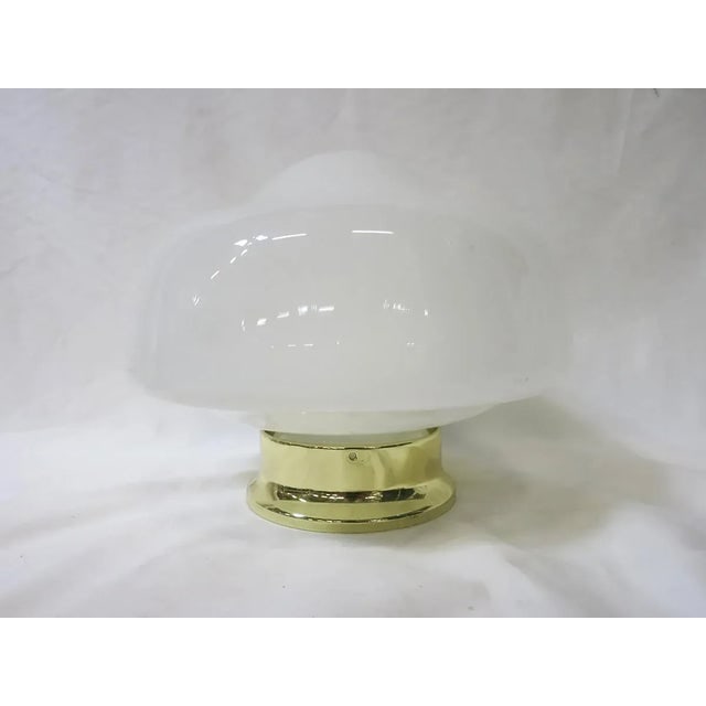 Small Schoolhouse Bell Shape Ceiling Glass Globe Pendant - 3