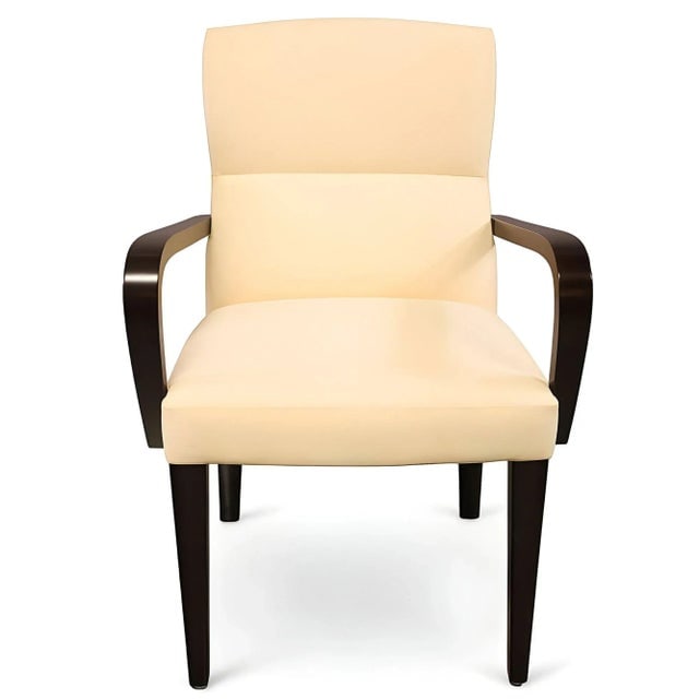 1990s Dakota Jackson "Oh!" Leather Armchair & Side Chairs - Set of 2 - 2