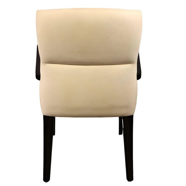 1990s Dakota Jackson "Oh!" Leather Armchair & Side Chairs - Set of 2 - 4
