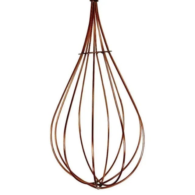 Large 1970s Pop Art Copper Wire Whisk Wall Sculpture by Curtis Jere - 3