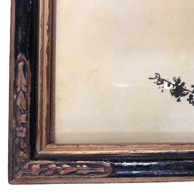 1915 Framed Neo-Classic Where Terpsichore Dwells Silhouette Print by Boris Major - 3