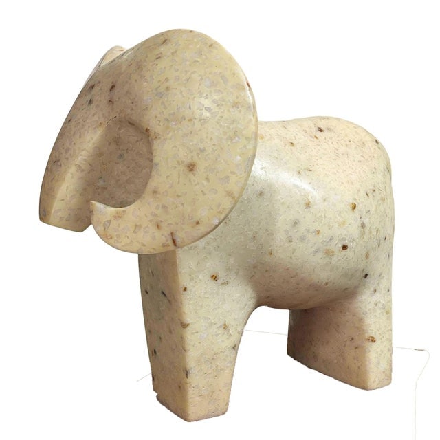 Post Modern White Marble Ram Sheep Sculpture by Masatoyo Kishi Kuki 32/200 - 4