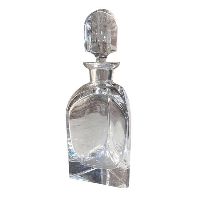 Early Mid-Century Decorative Italian Crystal Whisky Liquor Decanter, 1940 (1 of 6)