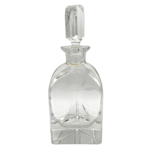 Early Mid-Century Decorative Italian Crystal Whisky Liquor Decanter, 1940 - 2