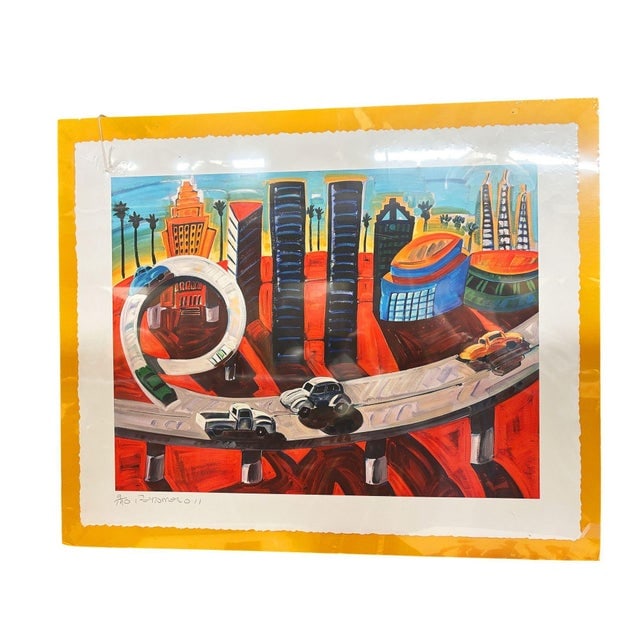 Frank Romero "Cheech's Downtown" Giclee Print Limited Edition Signed (9/190) - 4