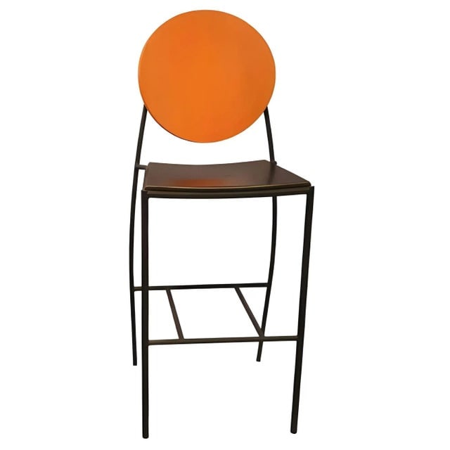 1980s Dakota Jackson Memphis Style "Vik-Ter" Barstool - 2