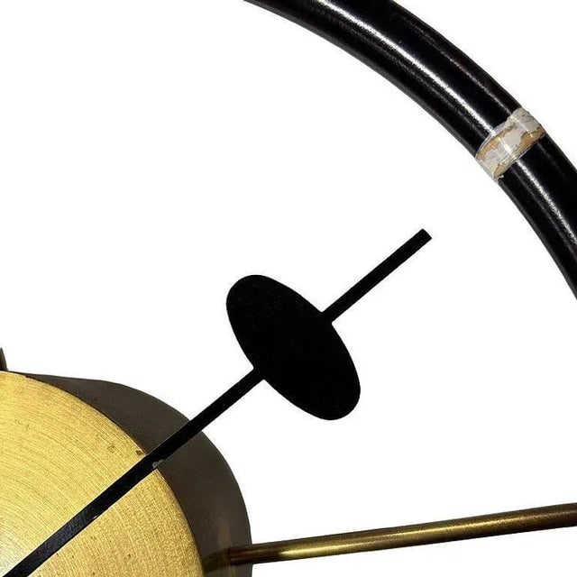 1950s George Nelson Studio Model 4756 "Steering Wheel" Wall Clock by Howard Miller - 6