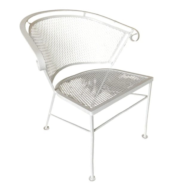 Pair of 1950s Woodard Pinecrest Mesh Iron Patio/Outdoor Lounge Chairs - 2