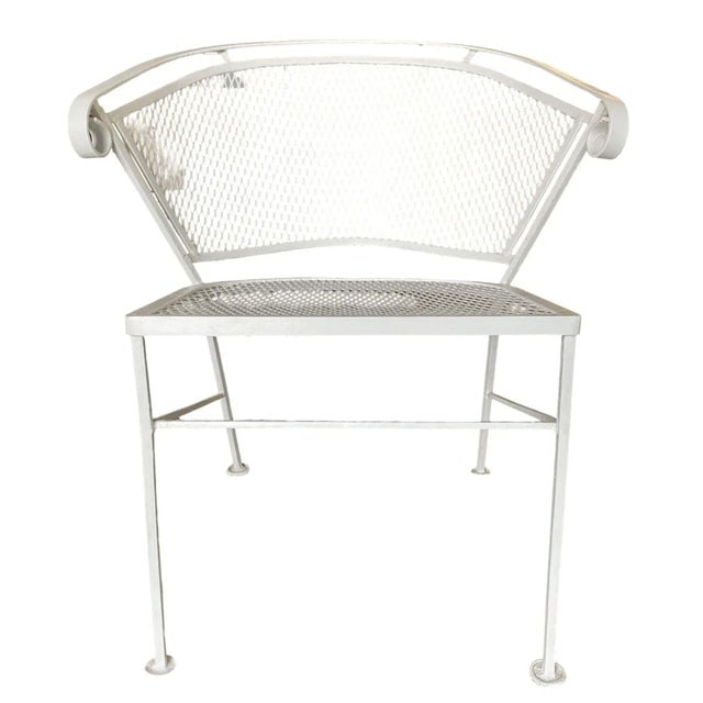 Pair of 1950s Woodard Pinecrest Mesh Iron Patio/Outdoor Lounge Chairs - 3