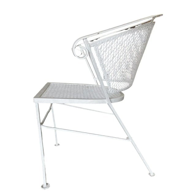 Pair of 1950s Woodard Pinecrest Mesh Iron Patio/Outdoor Lounge Chairs - 4