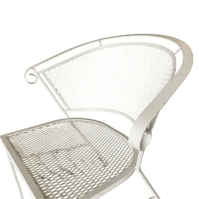 Pair of 1950s Woodard Pinecrest Mesh Iron Patio/Outdoor Lounge Chairs - 8