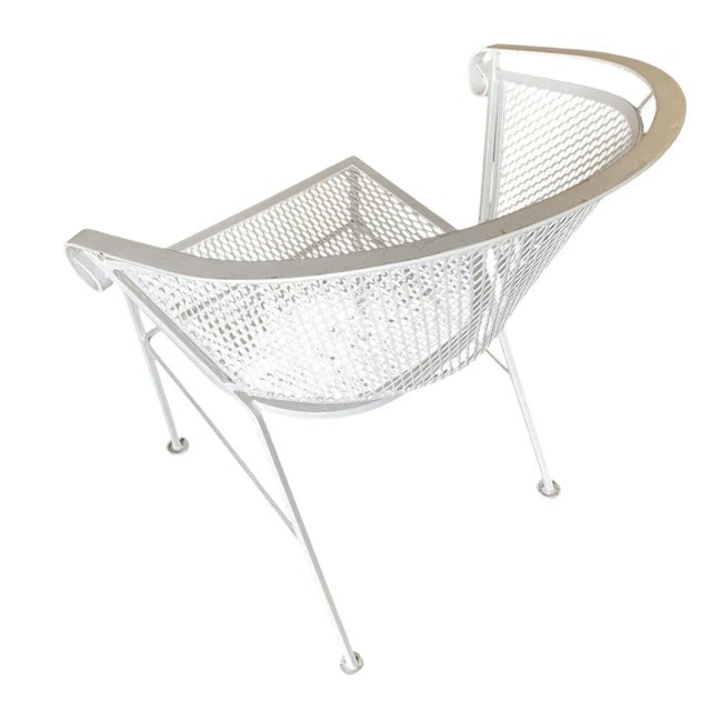 Pair of 1950s Woodard Pinecrest Mesh Iron Patio/Outdoor Lounge Chairs - 9