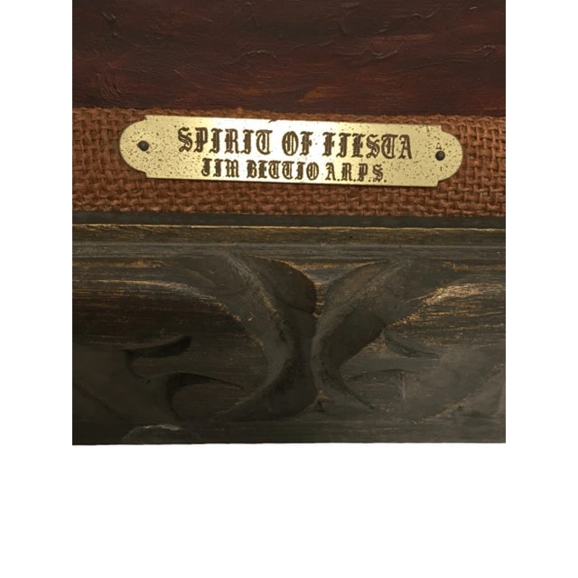 Mid 20th Century "Spirit of Fiesta" Photographic Print by Artist Pasqual Bettio, Framed - 7