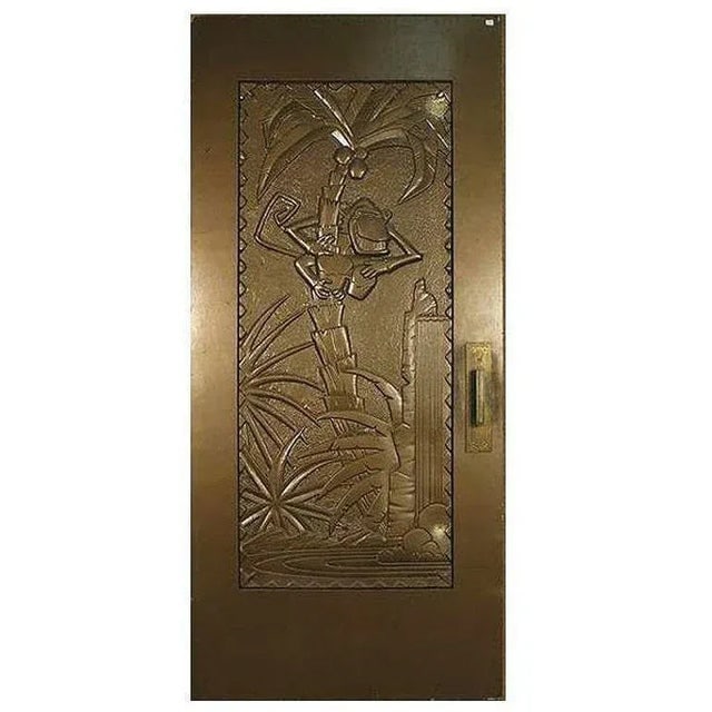 Large 93" Art Deco Style Coco Bongo Gold Door From 1994 the Mask, 2 Available - 3