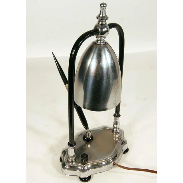 1930s Art Deco Desk Lamp With Pen Holder - 4
