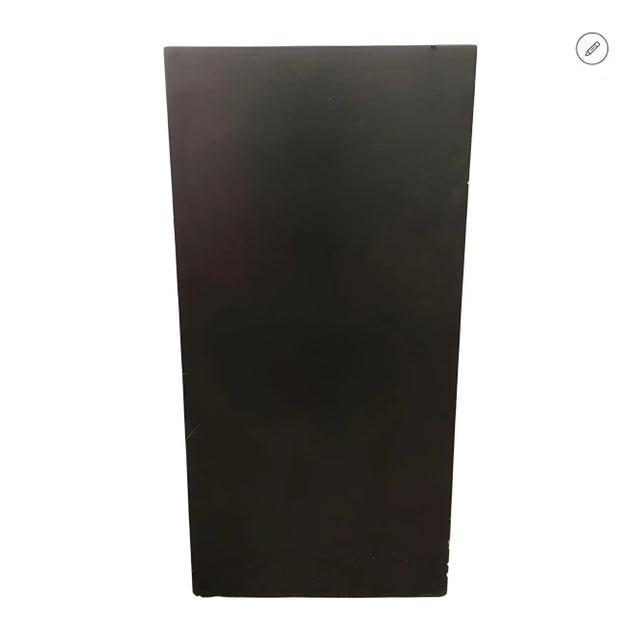 1990s Modernist Black Monolith Fiberglass Pedestal - 4