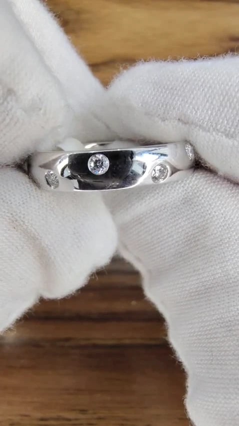 .50ct Natural Round Diamonds eternity thick band 14kt Gold Size 8.25 *v - 2