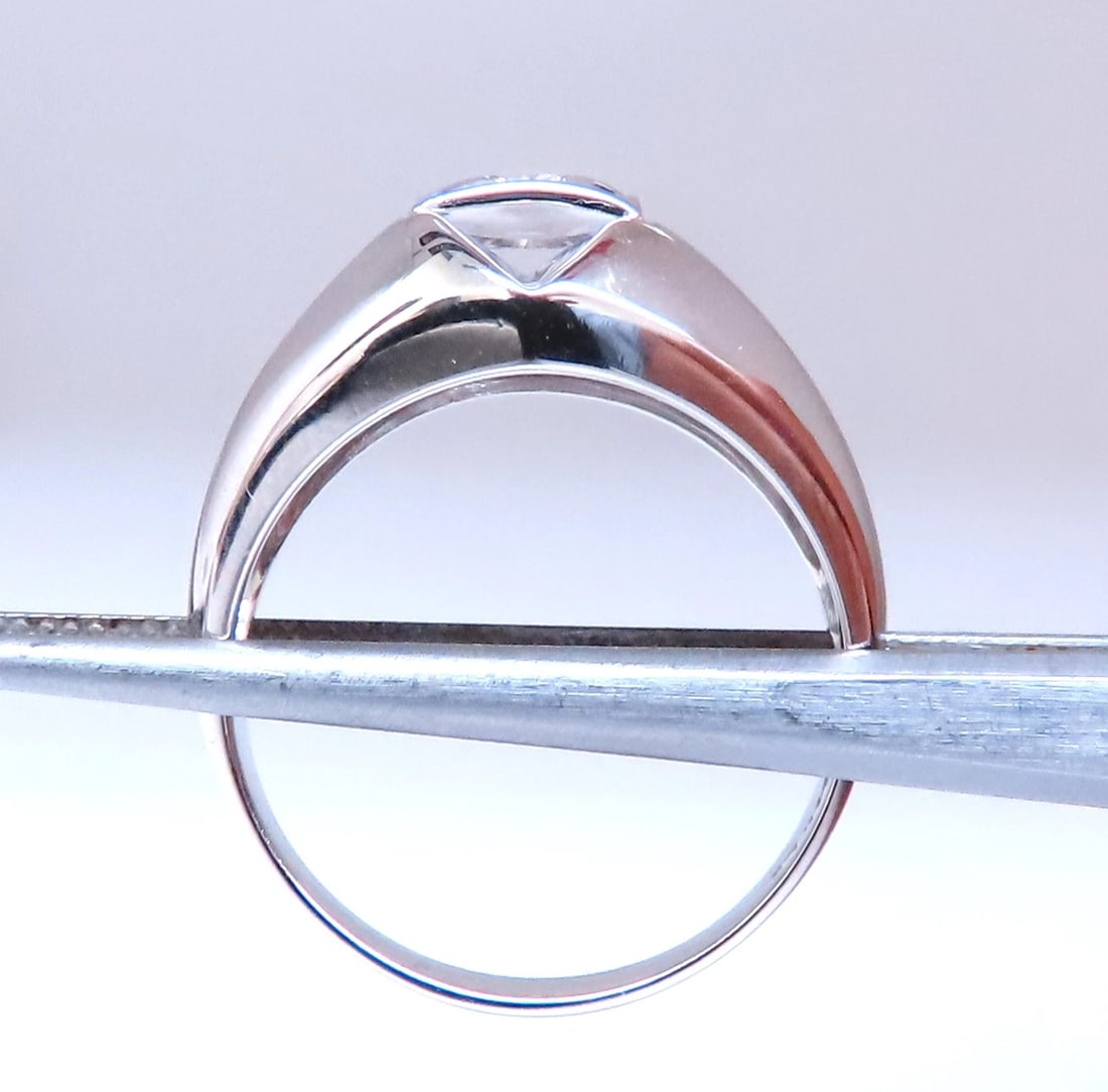 .15ct Natural Round Diamonds Mens Ring 14kt 12425 *v - 4