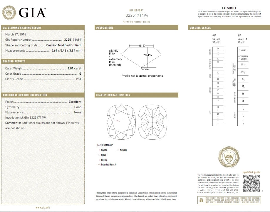 GIA Certified 1.00ct 1.01ct Square Halo Cushion cut diamond stud earrings 14k** - 9