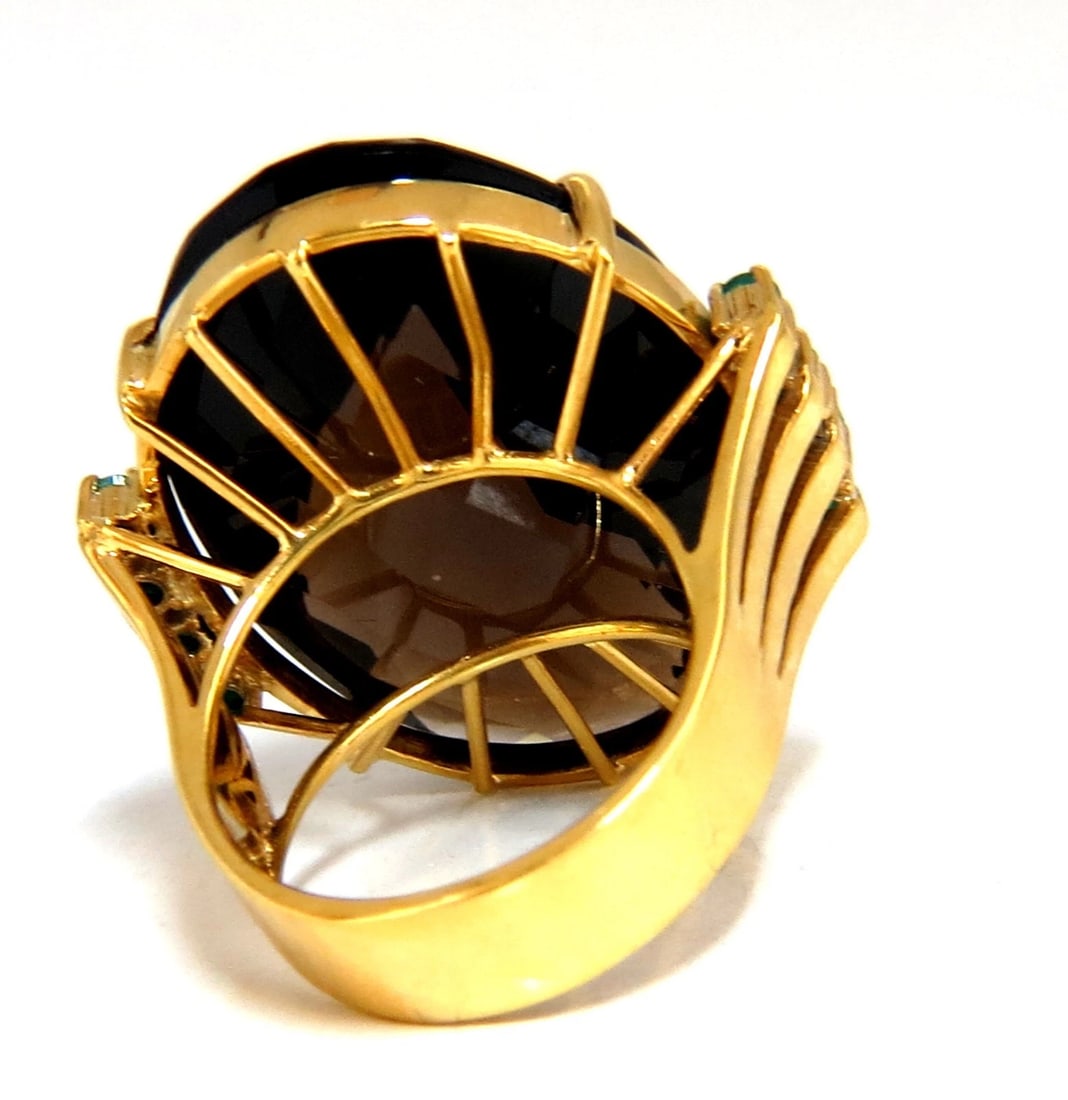 38.30ct Natural Oval Gypsy Topaz Ring 14kt gold *v - 4