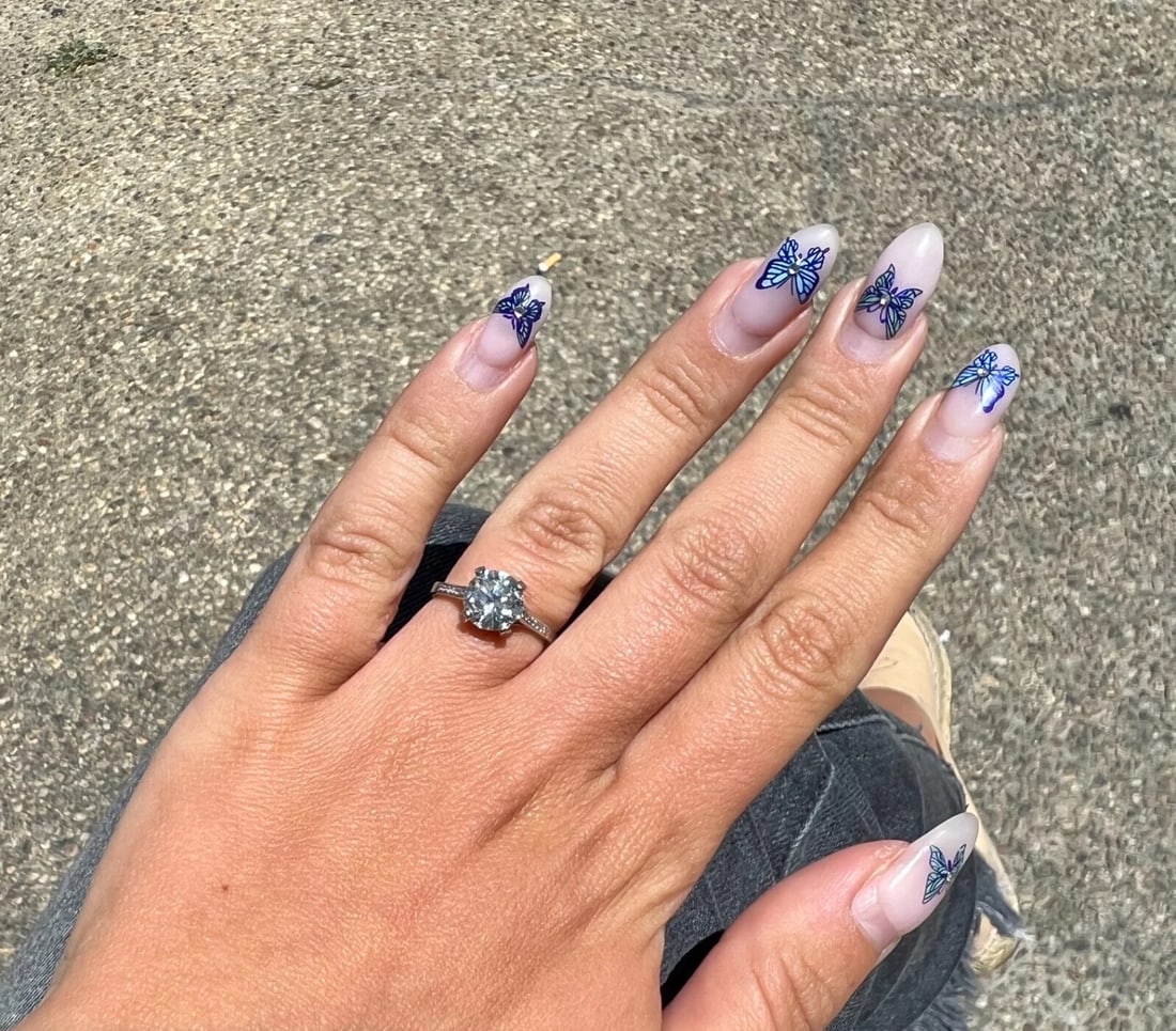 Vintage 1960’s 1.90 Carat Diamond Engagement Ring I-Color VS2 Clarity Platinum - 11