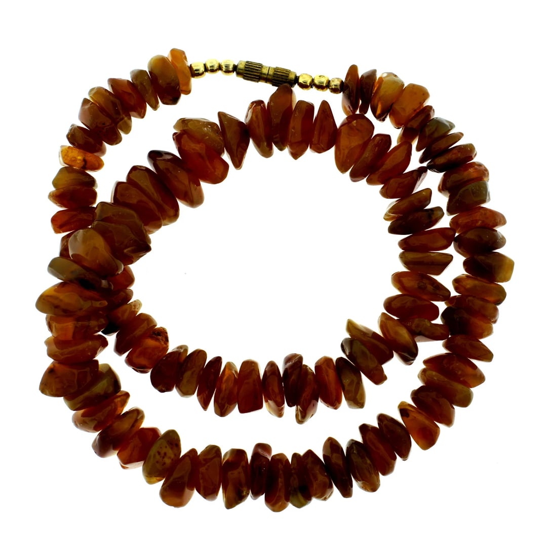 BALTIC AMBER NECKLACE STRAND GREAT GIFT - 3