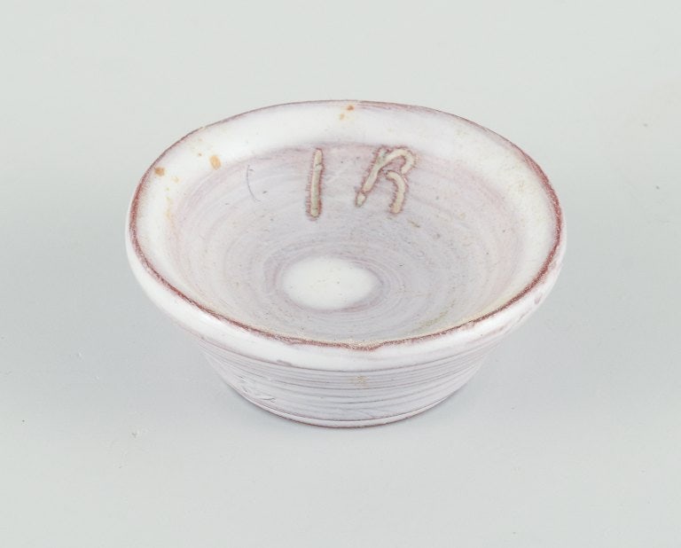 Swedish studio potters, six miniature bowls. Late 1900s. - 4
