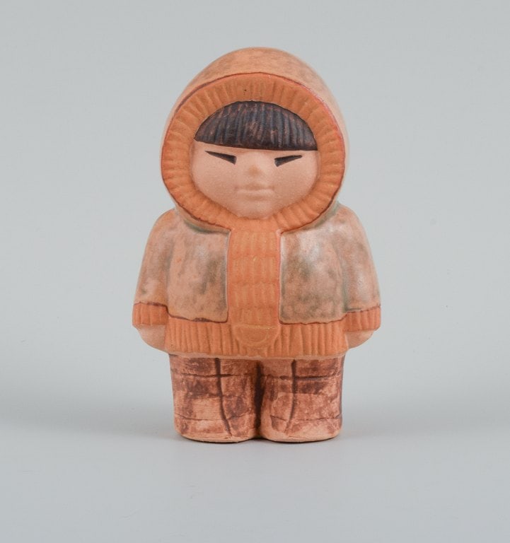 Lisa Larson for Gustavsberg. Stoneware figure from "All the world's children." - 2