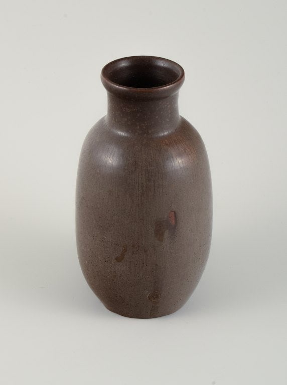 Unique Royal Copenhagen ceramic vase by Carl Halier / Patrick Nordstrøm. - 3