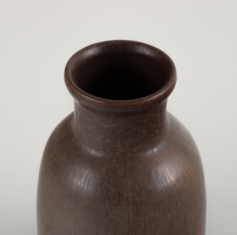 Unique Royal Copenhagen ceramic vase by Carl Halier / Patrick Nordstrøm. - 4