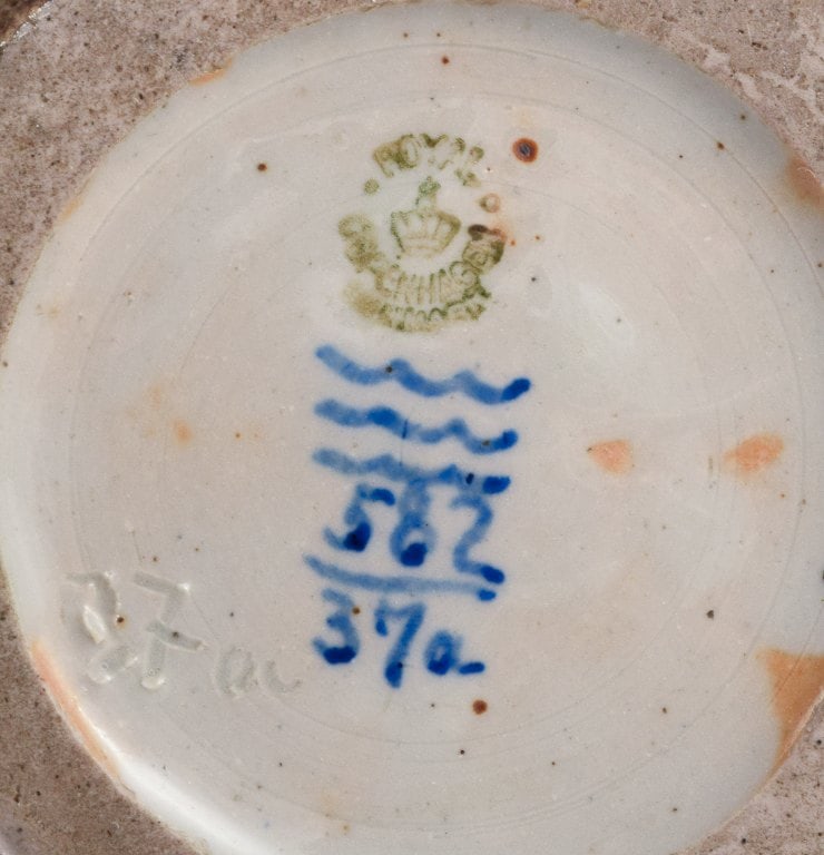 Unique Royal Copenhagen ceramic vase by Carl Halier / Patrick Nordstrøm. - 5