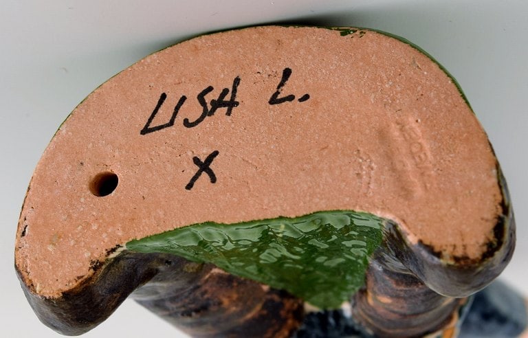 Lisa Larson for Gustavsberg. Figure in glazed stoneware. Emil from Lønneberg. Late 20th - 7