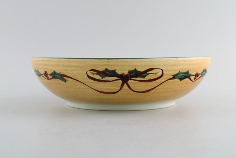 Catherine McClung for Lenox. "Winter greetings everyday". Three bowls / dishes in glazed stoneware - 5