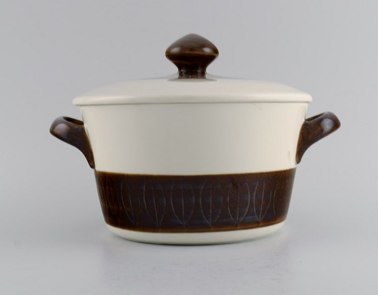 Hertha Bengtson (1917-1993) for Rörstrand. Koka pot in glazed stoneware. 1960s. - 2