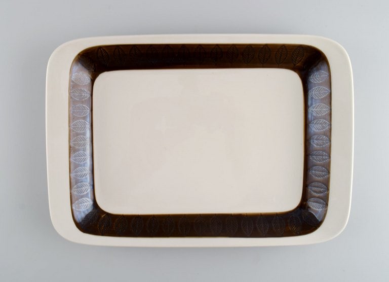 Hertha Bengtson (1917-1993) for Rörstrand. Two Koka serving dishes in glazed stoneware. 1960s. - 3