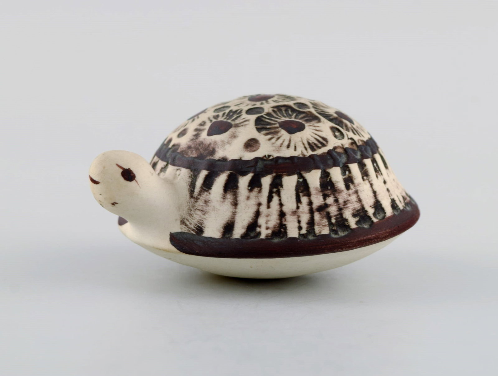 Lisa Larson for Gustavsberg. Turtle in glazed ceramics. 1970's. - 3