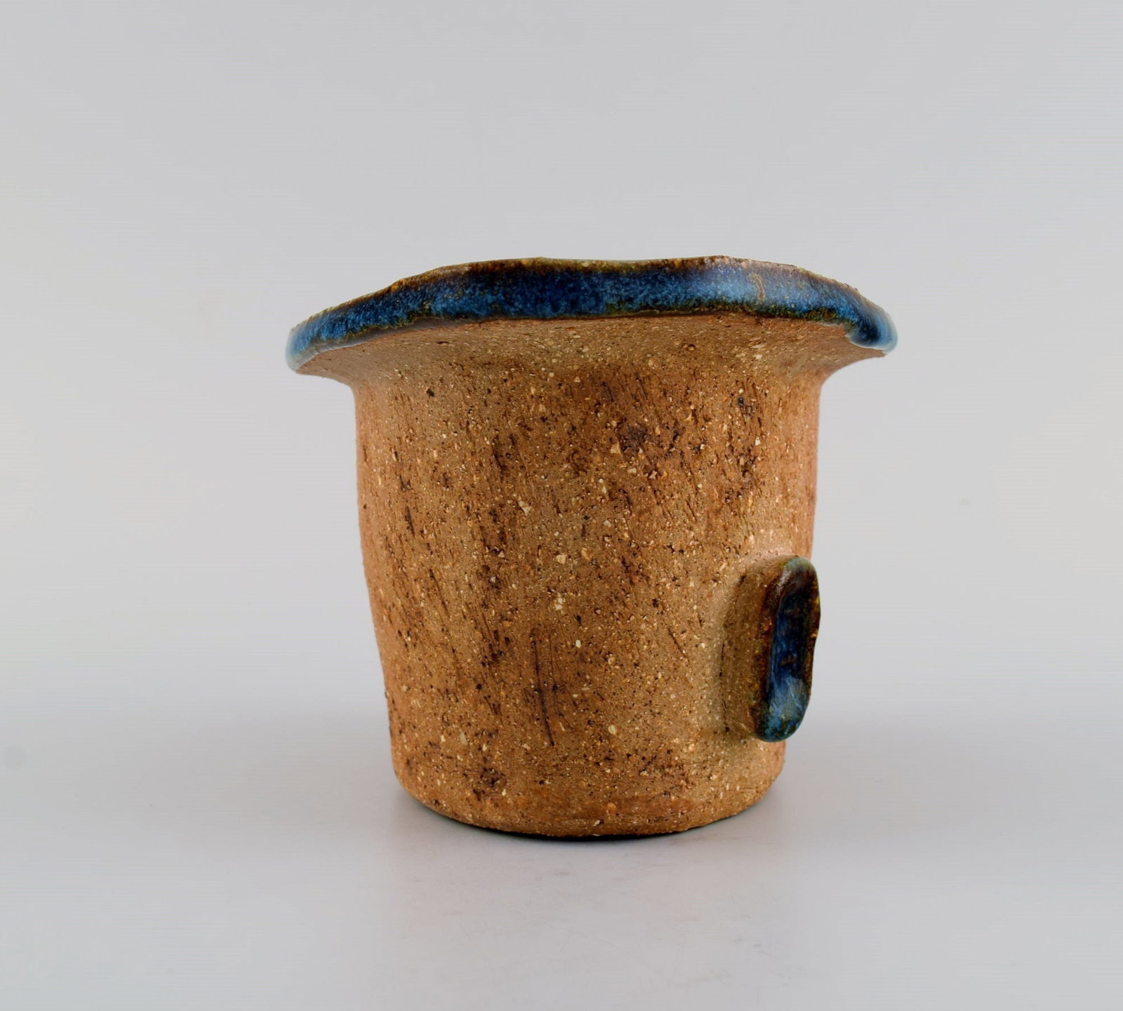 Curt M. Addin (1931-2007) for Glumslöv. Freeform vase in partially glazed stoneware. Beautiful - 4