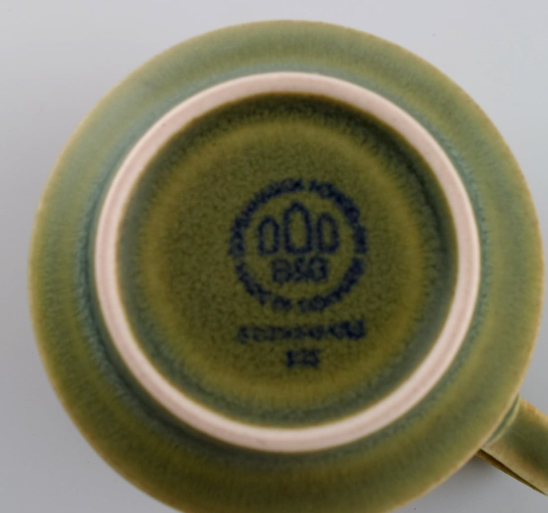 Jens H. Quistgaard (1919-2008) for Bing & Grøndahl. Rune coffee service in glazed stoneware for - 7