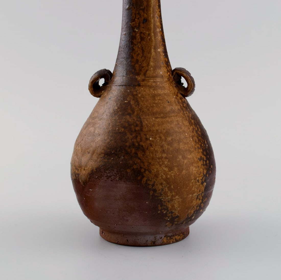 Takahara Satoshi 高原 敏 (1934-2011), japan. Unique Bizen stoneware vase with - 5