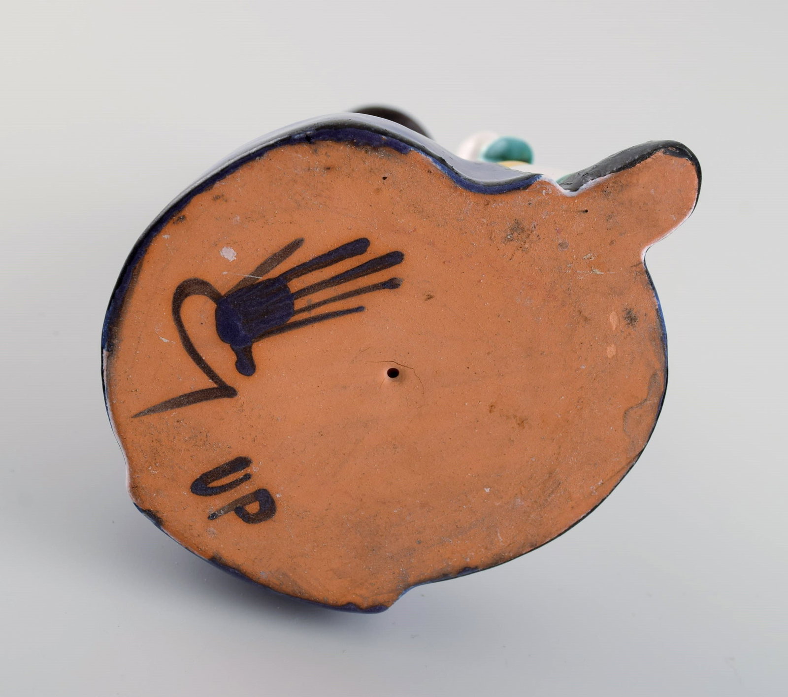 Ursula Printz (1920-1993) for Gustavsberg Studiohand. Candle holder / figure in glazed ceramics. - 8