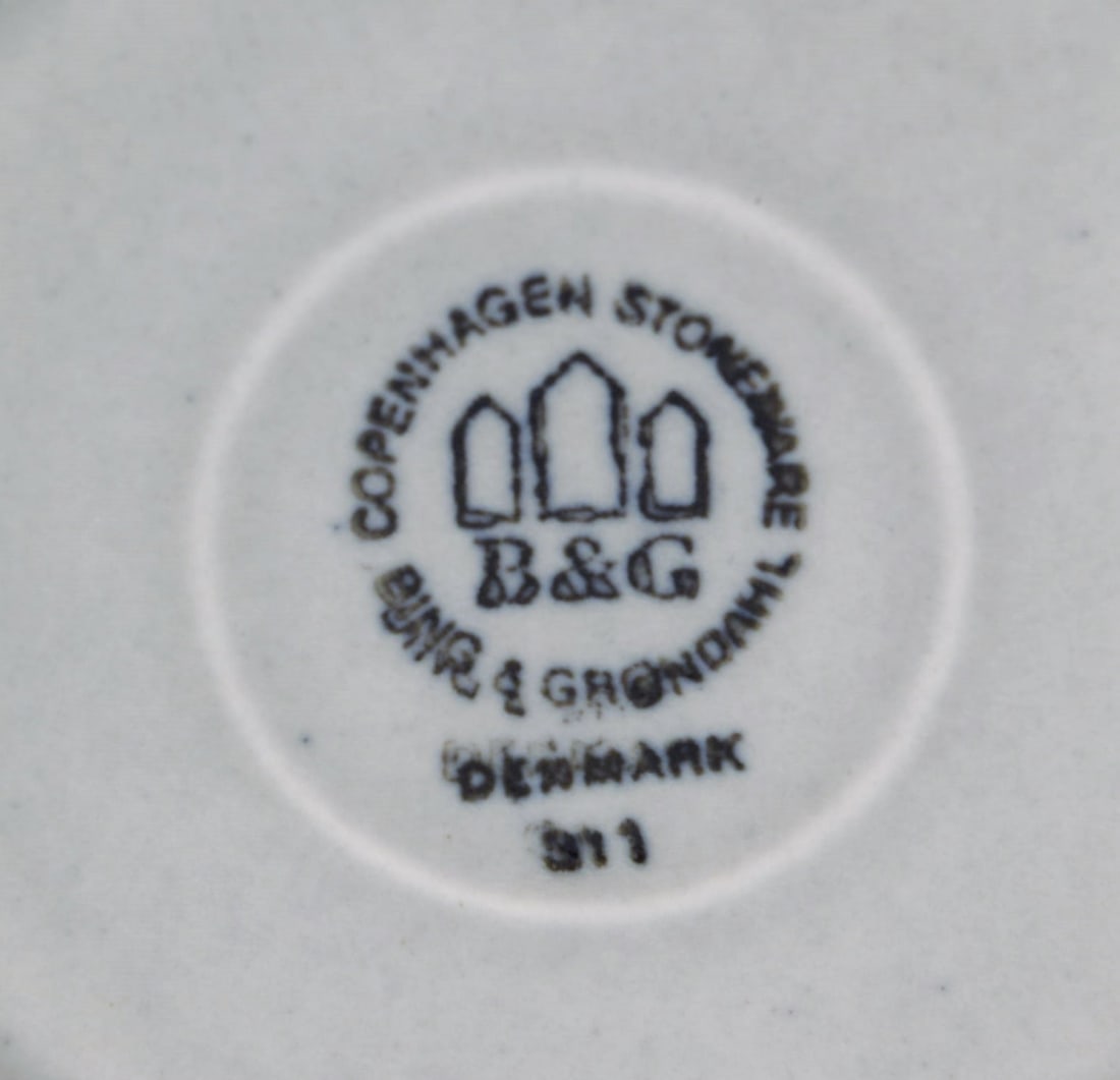 Bing & Grøndahl Mexico dinner service. Saucepan and two bowls in glazed stoneware. Danish - 7