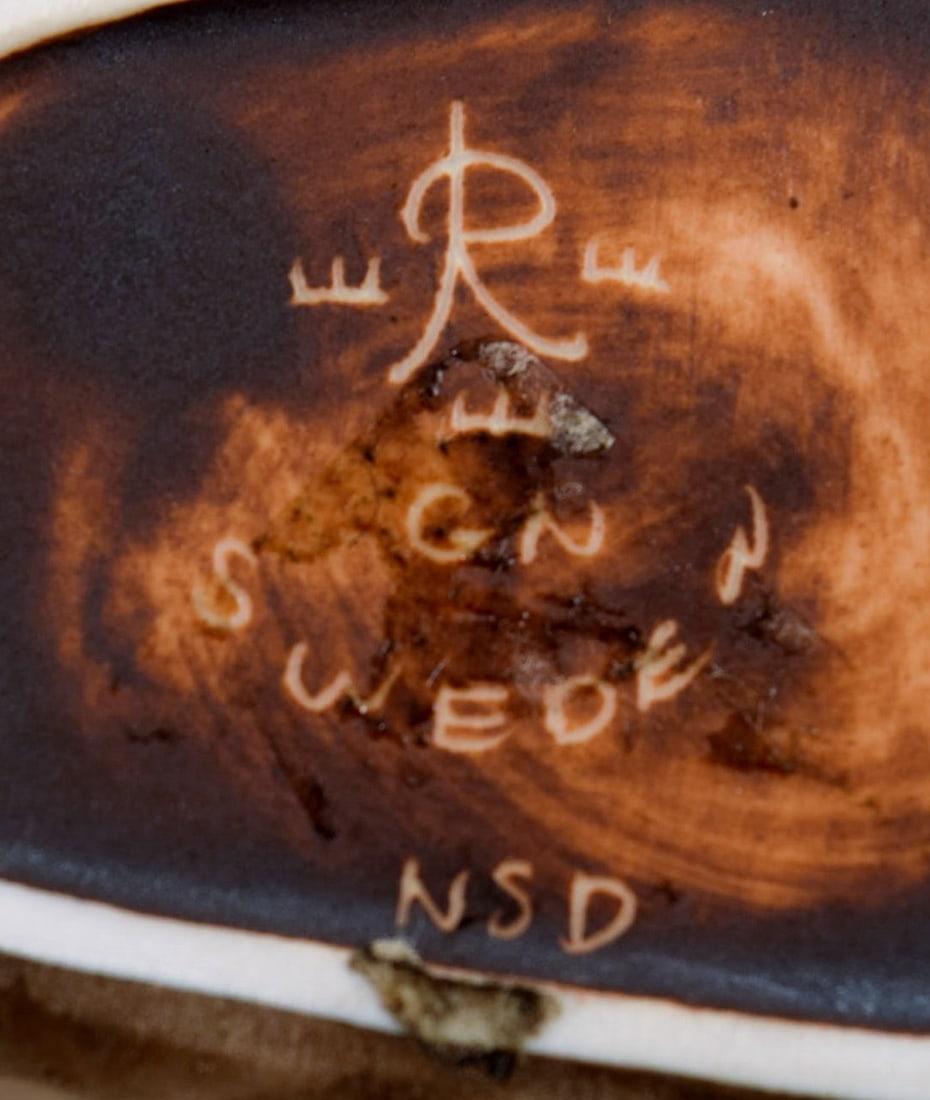 Gunnar Nylund (1904-1997) for Rörstrand. Bowl in glazed ceramics. Beautiful glaze in light - 7