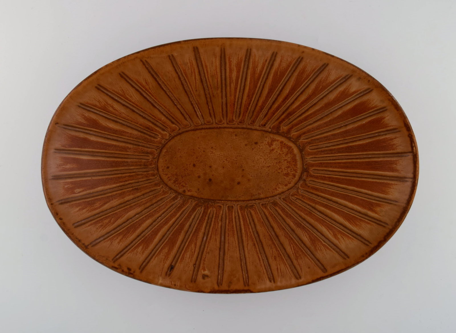 Gunnar Nylund (1904-1997) for Rörstrand. Large and rare bowl in glazed ceramics. Beautiful - 2