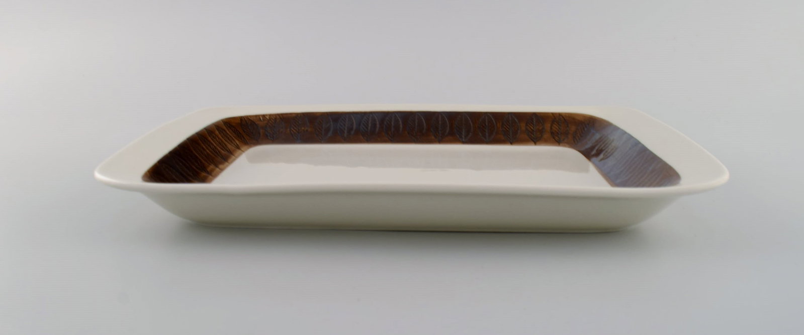 Hertha Bengtson (1917-1993) for Rörstrand. Koka dish in glazed stoneware. 1960s. - 3