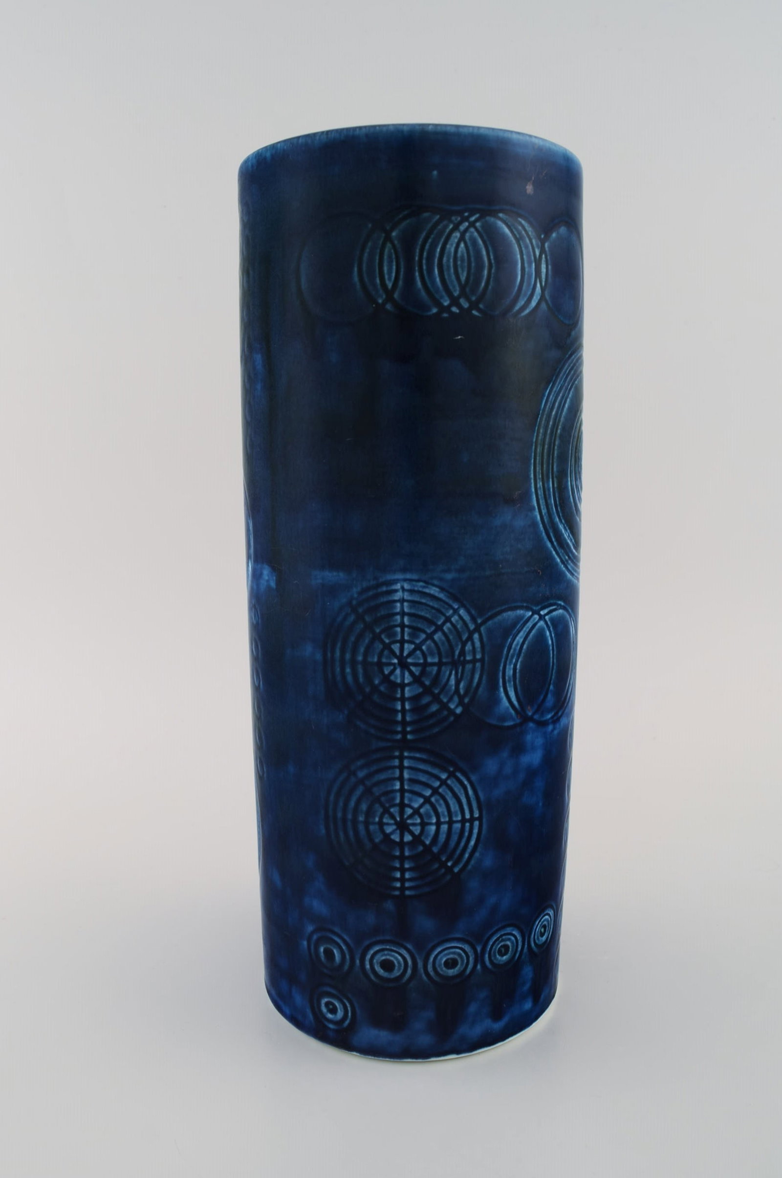 Olle Alberius for Rörstrand. Two large Sarek vases in glazed ceramics. Swedish design, 1960s / - 4