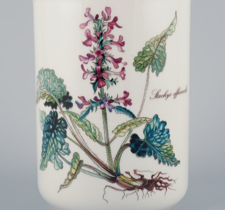Villeroy & Boch, two pieces of Botanica", porcelain vase and sugar bowl decorated with flowers and - 4